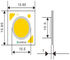 CRI 95 6Watt 160lm 6000k Cxa1512 Cxb1512のサイズの高い内腔LEDの破片
